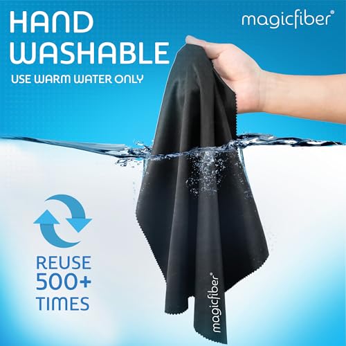 MagicFiber Extra Large Microfiber Cleaning Cloth for TV Screens & Monitors
