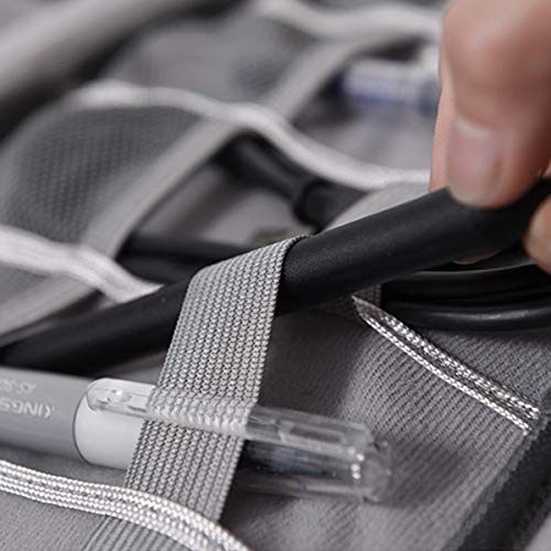 OrgaWise Electronics Travel Organizer, Two-Layer Tech Case - color: Two layer-Grey