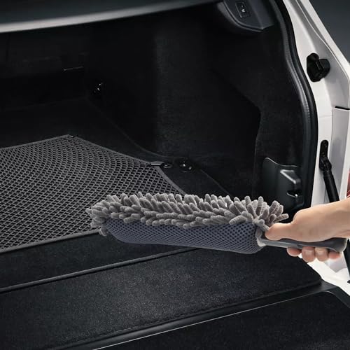 TAKAVU Car Duster Interior, Double-Sided Microfiber, Comfort Handle - size: Microfiber Mesh