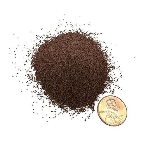 Aquatic Provisions Extra Small Fish Food Pellets 4.23 oz, Sinking 0.5mm Size, High Protein, for Tropical Community Aquariums