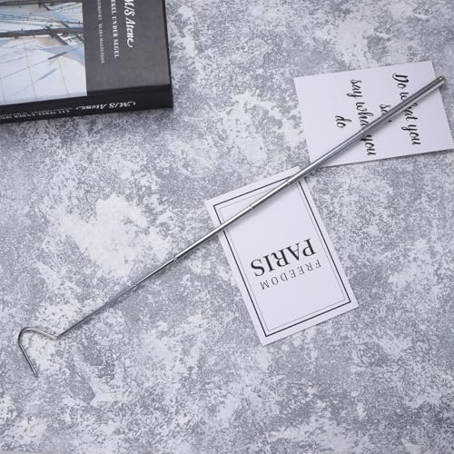 HANABASS Mini Snake Hook 27 Inch Stainless Steel Snake Stick Snake Accessories Catching Snake Handling Tool