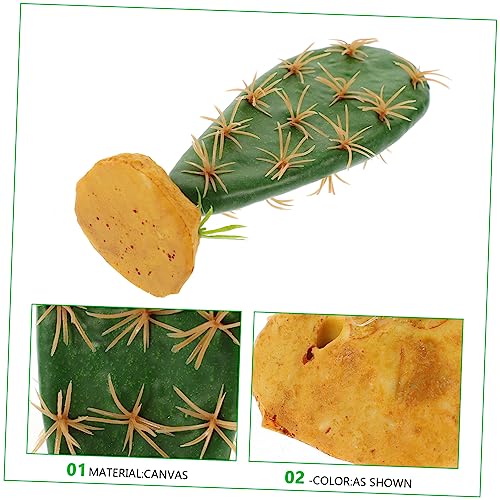 Reptile Plants for Habitat Fake Cactus Decor Plastic Resin Tank Plant Prop