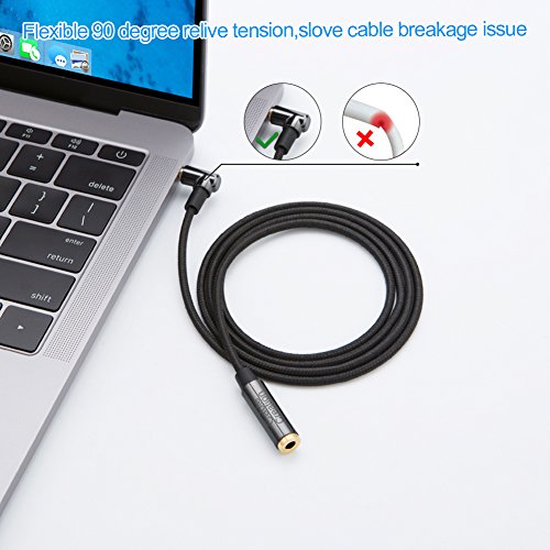CableCreation 3.5mm Headphone Extension Cable 1.5FT/0.45m,3.5mm Audio Cable - size: 1.5 Feet