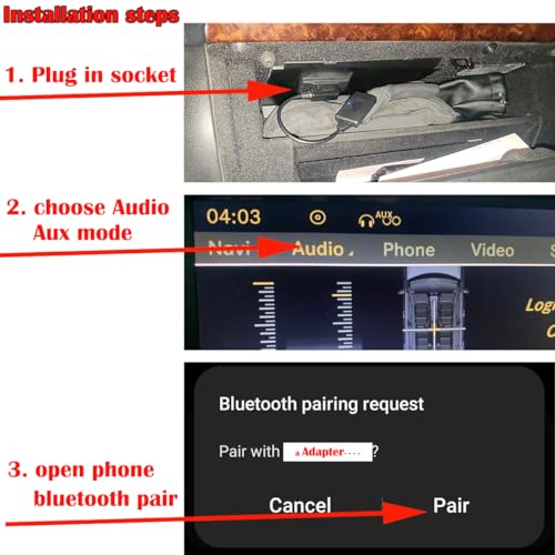 Yoper Bluetooth Adapter for Mercedes Benz MMI Interface