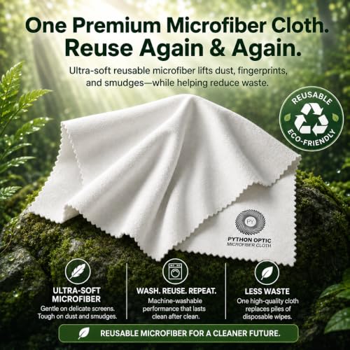 Premium OLED & QD-OLED Microfiber Cleaning Cloth, 12 x 16 in