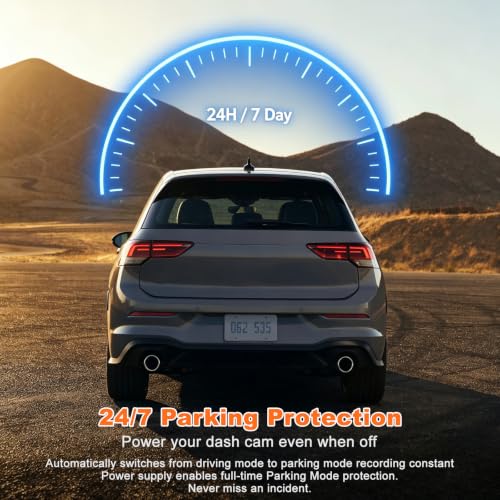 Dash Cam OBD Hardwire Kit Power Cable Type USB C Port