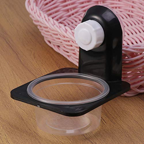 BESPORTBLE 8pcs Reptile Food Bowl Durable Black Feeding Dish for Lizard Gecko Iguana and More Space-Saving Design Easy Clean Features Suitable for Tanks and Boxes
