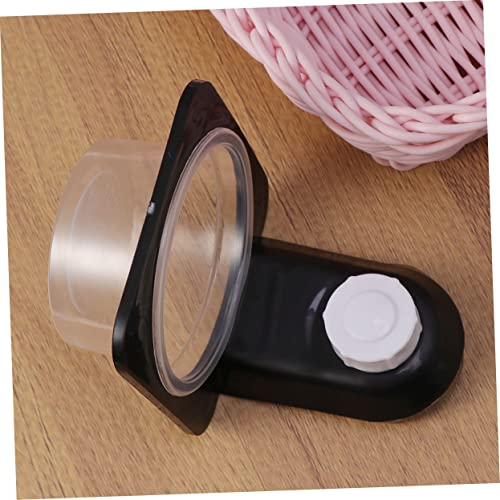 BESPORTBLE 3pcs Reptile Food Bowl Reptile Water Dish Feeder Bowl Turtle Feeding Dish for Lizards Easy to Clean Suction Cup Design - size: Size 4
