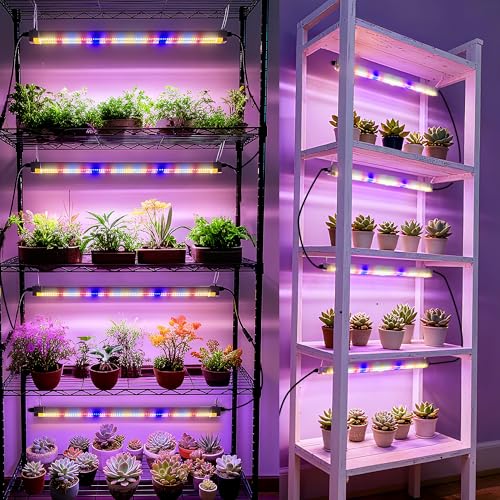 FARMLITE Grow Lights for Indoor Plants Full Spectrum Grow Light Strips for Indoor Plants Grow Lamp Led Seeding Grow Light (4 Pack) - size: 4 Pack