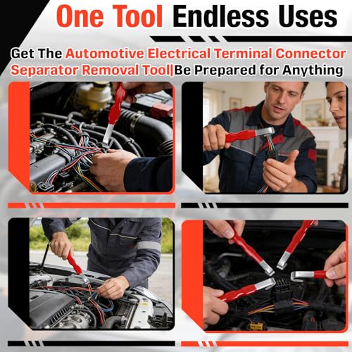 4 Pcs Automotive Electrical Terminal Connector Separator Removal Tool