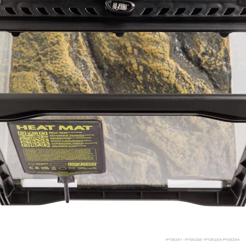 Exo Terra Heat Mat – Self-Regulating Reptile Heating Pad for Terrariums, Conductive Source for Reptiles & Amphibians, Fast Warm-Up, Safe & Energy Efficient, Even Distribution 16W