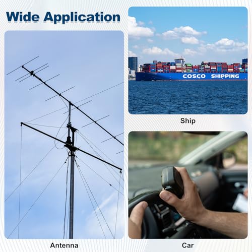MECCANIXITY Black RG58 CB Coax Cable 4ft, 50 Ohm Low Loss UHF Male to UHF Male Right Angle Extension Jumper Cable for HAM Radio, Antenna Analyzer, HF Radio, and Communication Devices - size: 4ft