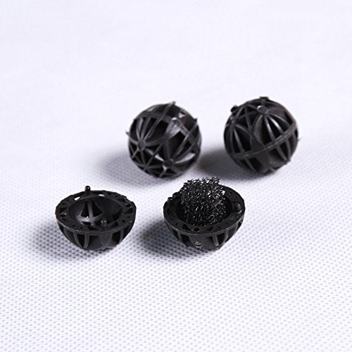 AQUANEAT Aquarium 1" Bio Balls 500pcs Fish Tank Sump Filter Koi Pond Canister Filter Media with Free Media Bag