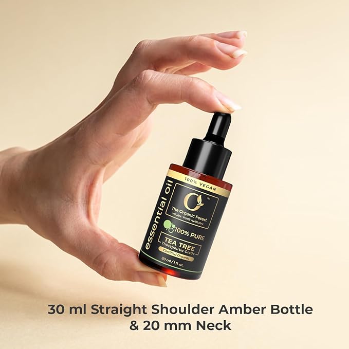 Tea Tree Oil for Hair, Skin, Nails & Body, Essential for Relaxation, Moisturizing, Aromatherapy, Pure & Natural