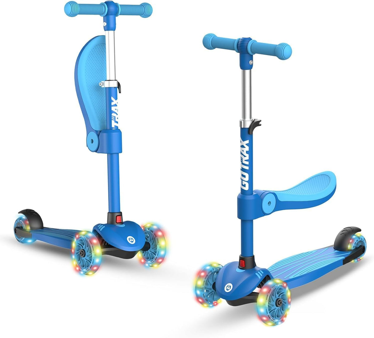 Gotrax KS3 Kids Kick Scooter with LED Lighted Wheels and Adjustable Height Handlebars