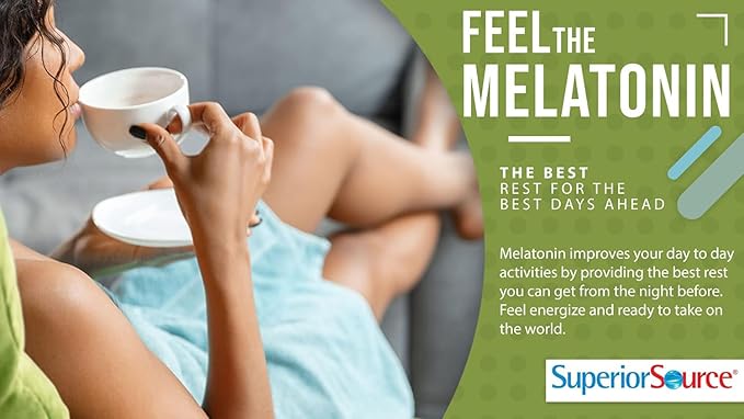 Superior Source Extra Strength Melatonin - Melatonin Supplement for Adults - Natural Sleep & Relaxation Support Formula - 25 mg, Instant Dissolve Tablets