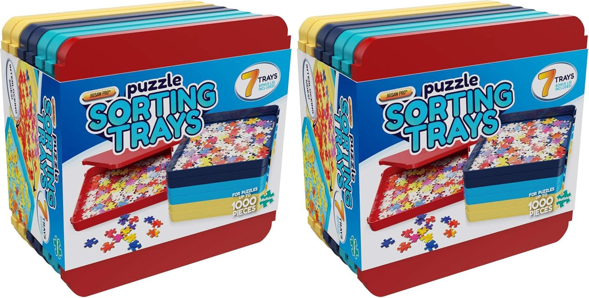 Buffalo Games - Puzzle Sorting Trays - 7 Count (Pack of 1)