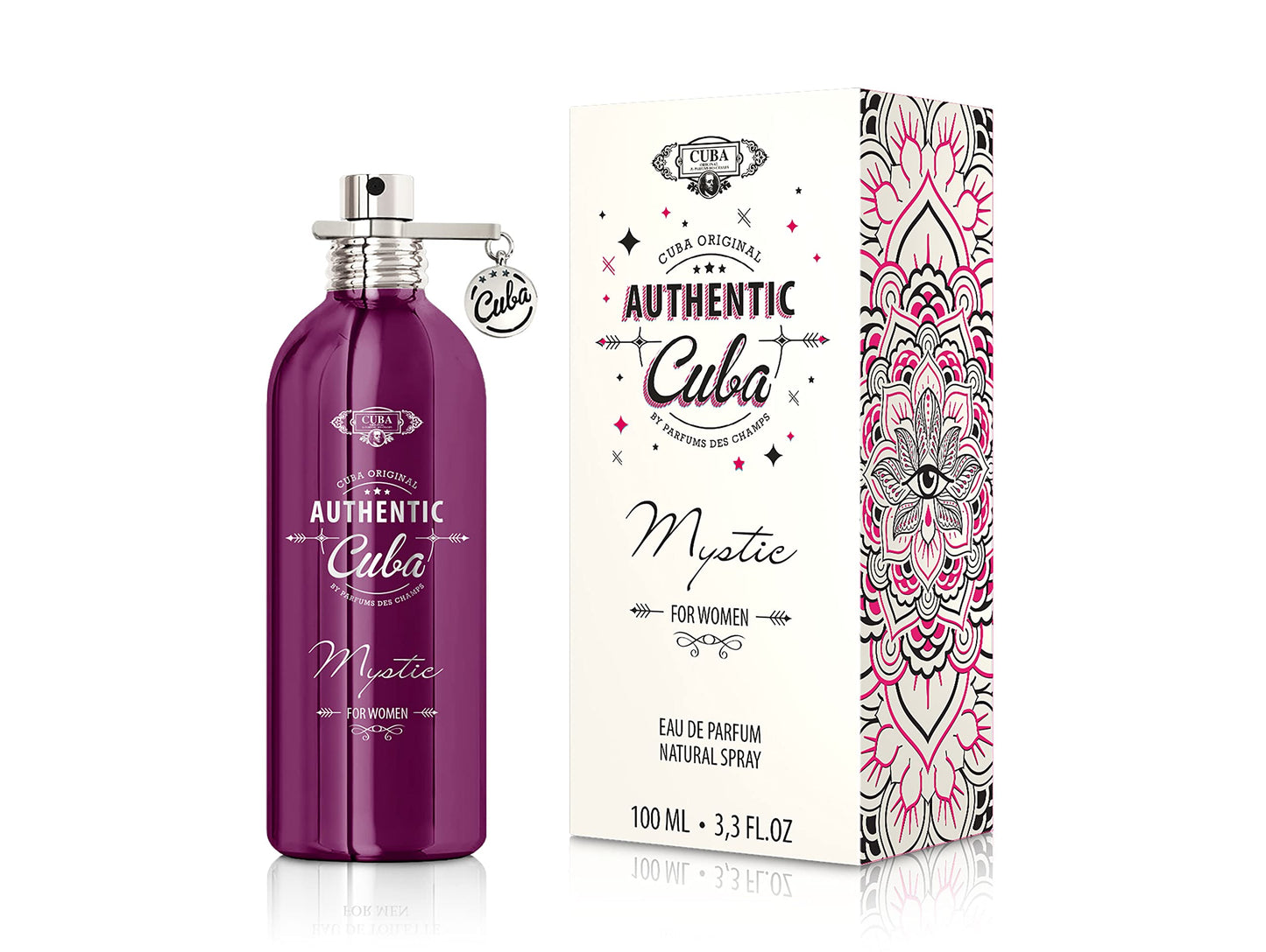 Cuba Authentic 3.3 Fl. Oz. Eau De Parfum Spray | Fragrance For Women (Mystic)