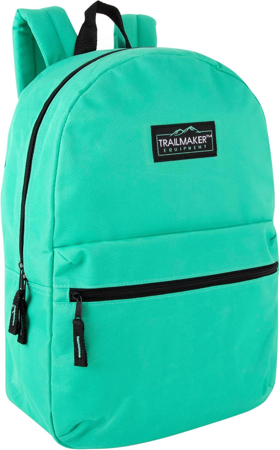 Trail maker Classic 17 inch Backpacks with Adjustable Padded Straps | School Backpacks for Girls, Boys (Black)