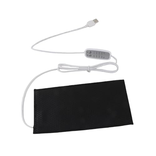 Reptile Heating Pad DC 5V Under Tank Terrarium with Temperature Control USB Power Safety 4 Gear Adjustment Reptile Heat Mat for Turtle Tortoise Snakes Lizard Gecko (10x20cm) - size: 10x20cm