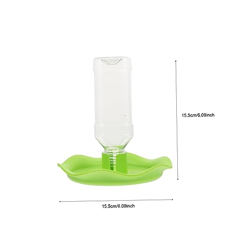 BESTonZON 2-Pack Reptile Feeding Dish Water Bowl Set Plastic Tortoise Food Holder Drainage Suitable for Lizards Bearded Dragons and Aquatic Pets