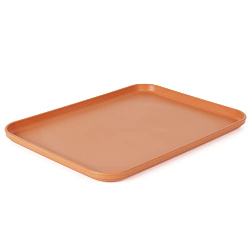 Reptile Large Water Dish, Tortoises Food Bowl - L (14.9 * 10.6 * 0.6) - size: L