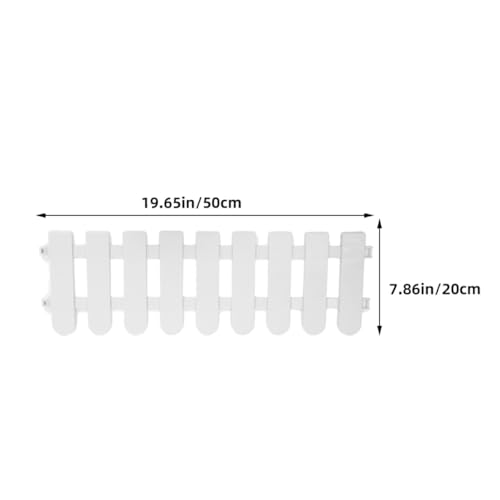 4pcs Plastic Tortoise Fence Outdoor Enclosure Panels 50cm Long X 20cm High Animal Barrier for Reptile Playpen and Small Animal Exercise in Garden