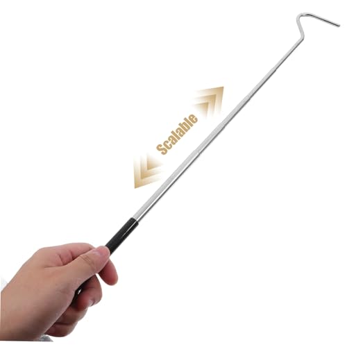 balacoo Retractable Reptile Hook Snake Catching Tool for Moving Handling Snakes Portable Accessory and Reptile Collectors