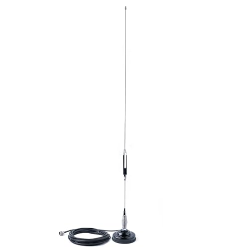 Nagoya CB-72 28-Inch CB Antenna Kit with 3.5-Inch Heavy-Duty Magnetic Mount, 18-Foot RG-58A/U Coax Cable and PL-259 Connector for Mobile CB Radios