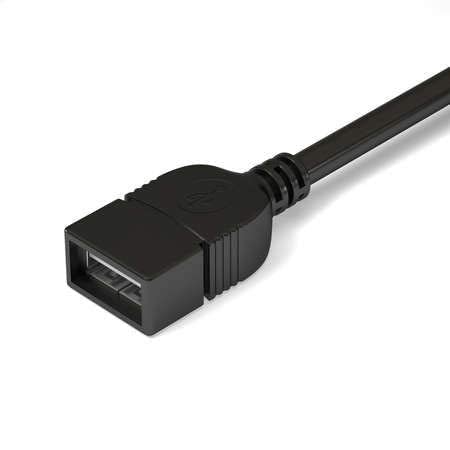 C2G 52106 USB A to A Long USB Extension Cable, 3.28 Feet (1 Meter), Black - color: Black, size: 3.3 Feet, style: USB A Male to A Female