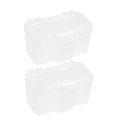 BESPORTBLE 2pcs Breathable Worm Breeding Box for Reptile Feeding Multi-Purpose Box Lid