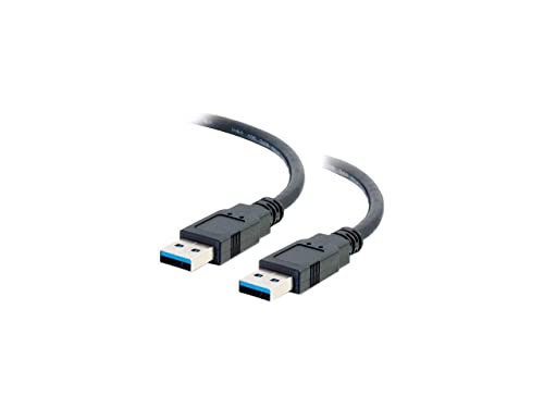 C2G 1m/3.28' USB 3.0 A Male to A Male Cable, Black - color: Black, size: 3.3 Feet, style: USB A Male to A Male