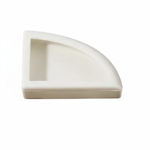 Split Design Reptile Bowl Multi-Functional Corner Reptile Food Bowl Material Terrarium Accessory, S - size: S