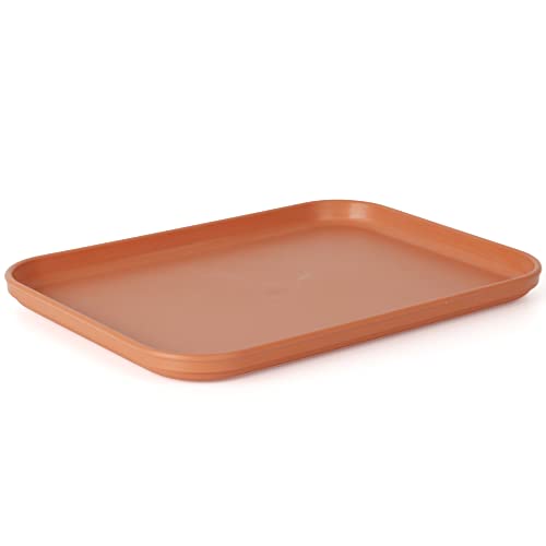 Reptile Large Water Dish, Tortoises Food Bowl - S (9.5 * 6.7 * 0.6) - size: S