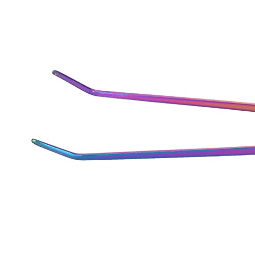 Aquarium Tweezers, Feeding Tongs 27cm Stainless Steel Long Tweezer Planted Tongs Feeding Tools Long Tweezers for Aquatic Plants, Reptile, Snakes, Lizards, Feeder (27cm