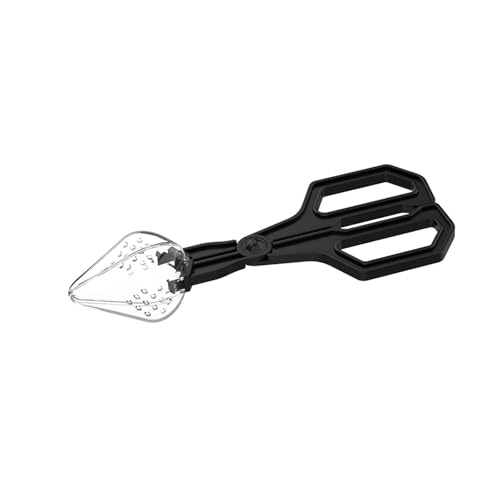 Reptiles Feeding Tongs,Clear Reptiles Feeding Tongs Gentle Creature Catcher Tool with Ergonomic Grip for Safe Handling Easy