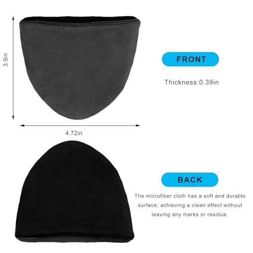 Ohleats 2PCS Car Screen Cleaner, Microfiber Cleaning Pad, Triangle - color: Triangle,2Pcs