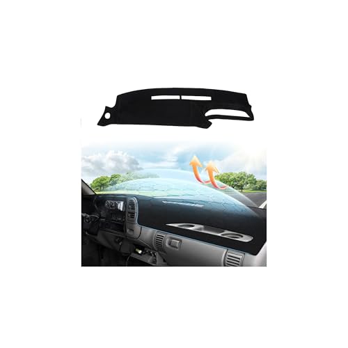 Cartist Dash Cover for 1995 1996 Chevrolet Silverado C/K 1500 2500 3500 - size: 68.50*18.50(Silverado&Tahoe 95-96)