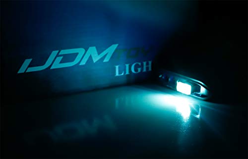 iJDMTOY USB Mini LED Car Interior Ambient Atmosphere Accent Lighting Kit - color: Ice Blue