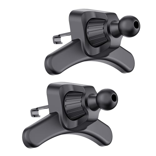 Universal Air Vent Clip Car Phone Holder, Black, 2 PCS - style: 2