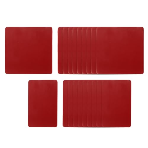 20 Pcs Double Sided Adhesive Pads, 2.36" x 2.36" / 2.36" x 1.57" Dash Cam Sticky Pads Self-Adhesive Square Mounting Foam Tape Waterproof & Heat Resistant for Car Walls, Red - size: 2.36" x 2.36" / 2.36" x 1.57"