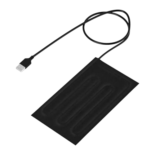 Reptile Heating Pad Pet Warming Mat Electric Blanket Flexible Cushion USB Plug Suitable for pet Terrarium Indoor breeding Living Room, Style A