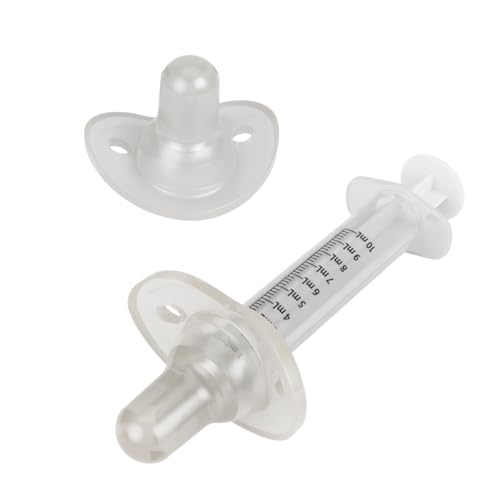 EZY DOSE Medicine Dispenser & Liquid Oral Syringe, Safe & Easy to Use, Precise Dosage for Distribution of Medication, Ideal for Liquids, Clear and Easy to Read Measurements, BPA-Free, Made in the USA - size: 10 mL + Silicone Spout