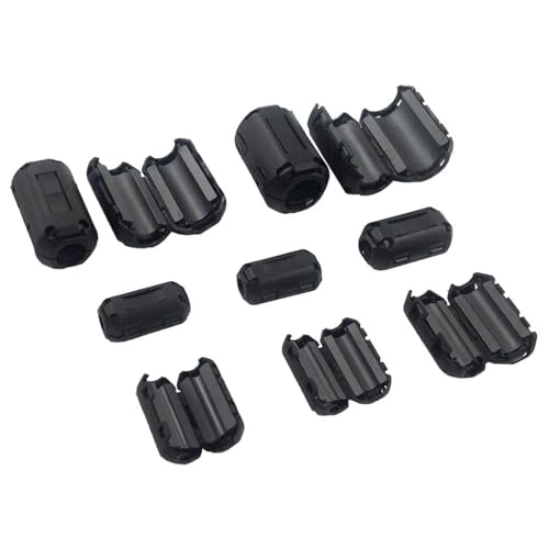 Clip-on Ferrite Choke Core 20 Pcs - Ferrite Bead RFI EMI Noise Suppressor