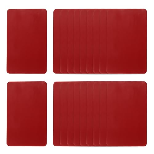 20 Pcs Double Sided Adhesive Pads, 1.57"x 2.36" Dash Cam Sticky Pads Self-Adhesive Square Mounting Foam Tape Waterproof & Heat Resistant for Car Walls Picture Home Decor, Red - size: 1.57"x 2.36"