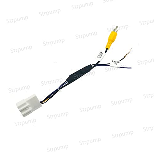 for Toyota Camry RAV4 Highlander OEM Car Parking Reverse Rearview Backup Camera RCA Video Retain Cable Adapter Plug Output 16 Pin
