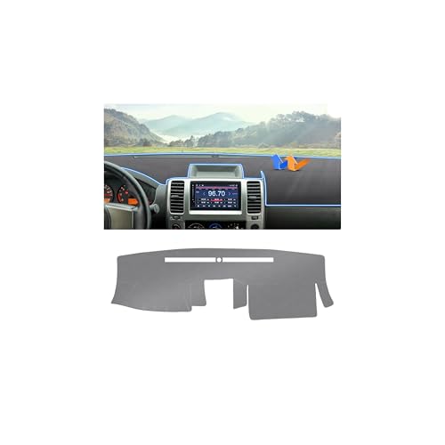 Autorder Gray Dashboard Cover Mat for Nissan Frontier 2007-2021 / Suzuki Equator 2009-2012 Accessories Dash Cover Upgrade Polyester Dash Mat Sunshade Glare UV Rays Protector - size: Gray 07-21 Nissan Frontier