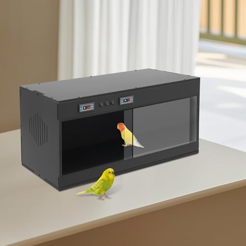 31.5*15.8*15.8 inches PVC Reptile Tank, Reptile Terrarium for Ball Python Bearded Dragon Snake Gecko, Reptile Terrarium Lounge Habitat with Glass Sliding Door & Top Screen Ventilation (Black) - color: Black