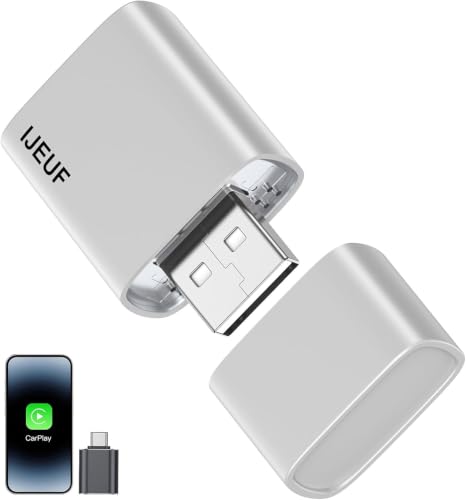 Wireless CarPlay Adapter (Grey) - color: Grey