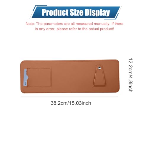 Car Sun Visor Extender with Sunglass Clip&Ticket Card Holder, Orange - color: Orange